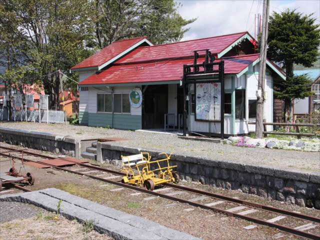 むかわ　鵡川　穂別　富内駅